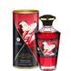 Разогревающее масло Shunga Aphrodisiac Warming Oil - Blazing Cherry (100 мл) без сахара, вкусный