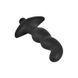 Анальная вибропробка с изгибом черного цвета Vscnovelty Perfect Vibrating Butt Plug &mdash; фото 5 из 5