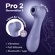 Вакуумный клиторальный стимулятор Satisfyer Pro 2 Generation 3 with Liquid Air Connect App Lilac SO8405 фото 1