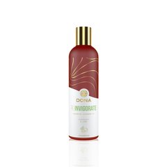 Натуральное массажное масло DONA Reinvigorate - Coconut & Lime (120 мл) с эфирными маслами SO2622 фото