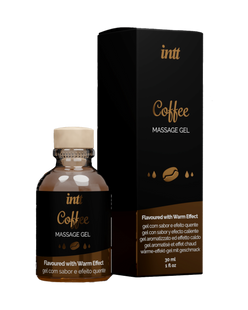 Массажный гель для интимных зон Intt Coffee (30 мл) разогревающий - SO3508