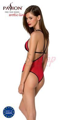 Полупрозрачное боди с кружевом Passion PEONIA BODY XXL/XXXL red &mdash;  фото товара 2