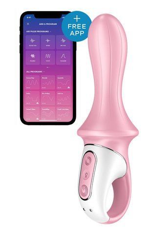 Анальний смарт-вібратор Satisfyer Air Pump Booty 5+, надувається - фото товару 1