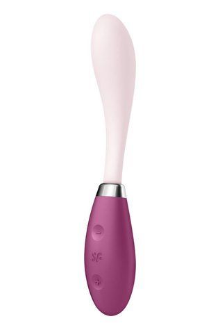Вибратор Satisfyer G-Spot Flex 3 Red, гибкий ствол с фиксацией положения &mdash;  фото товара 1