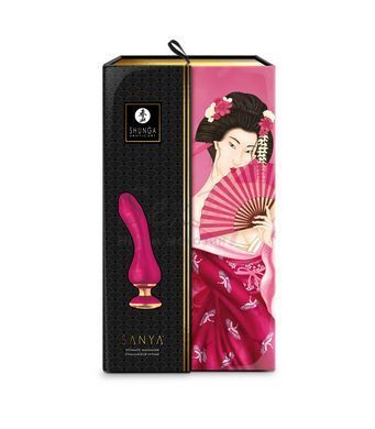 Вибратор для точки G Shunga Sanya Raspberry, гибкий ствол &mdash;  фото товара 7
