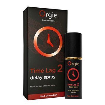 Спрей-пролонгатор Orgie Time Lag 2 Delay Spray, 10 мл, без анестетиків, з екстрактом даміани,  - 1