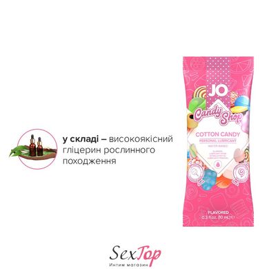 Набор лубрикантов Foil Display Box – JO H2O Lubricant – Cotton Candy – 12 x 10ml SO6162 фото