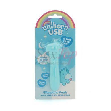 Вібратор-єдиноріжка Unihorn USB Bullet - Mount'n Peak, віброкуля, USB-зарядка - фото товару 6