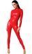 Комбінезон Noir Handmade F353 Red powerwetlook overall - M &mdash; фото 1 з 8