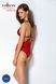 Полупрозрачное боди с кружевом Passion PEONIA BODY XXL/XXXL red &mdash; фото 6 из 7