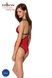 Полупрозрачное боди с кружевом Passion PEONIA BODY XXL/XXXL red &mdash; фото 2 из 7