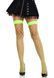 Чулки в крупную сетку Leg Avenue Fence Net Thigh Highs Neon Green, one size &mdash; фото 1 из 5