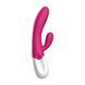 Вібратор-кролик Liebe Bend It Plus Rechargeable Cerise, гнучкий, 2 мотори, 10 режимів &mdash; фото 2 з 5