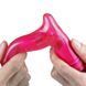 Вибратор водонепроницаемый розовый со стимуляцией клитора Lovetoy &mdash; фото 3 из 4