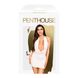Міні-сукня Penthouse - Heart Rob White XL, хомут, глибоке декольте, мініатюрні стрінги SO5265 фото 3