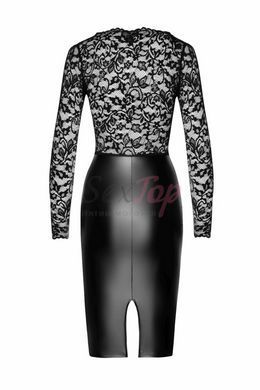 Платье Noir Handmade F295 Euphoria lace and wetlook midi dress - L &mdash;  фото товара 5