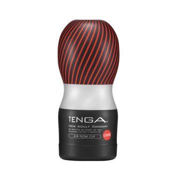 Мастурбатор Tenga Air Flow Cup STRONG, эффект всасывания, Черный - 1