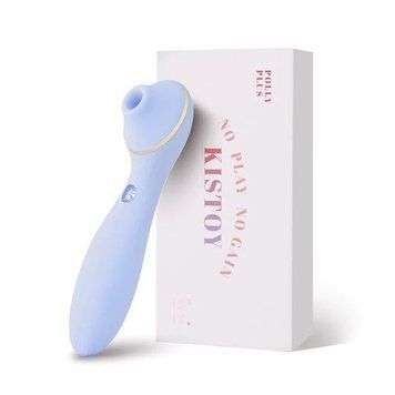 Вакуумний вібратор KISTOY Polly Plus Purple з підігрівом,  - 1