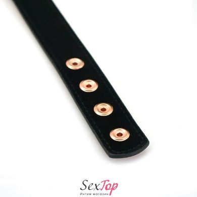 Нашийник із затискачами для сосків Liebe Seele Rose Gold Memory Collar with Nipple Clamps SO9495 фото