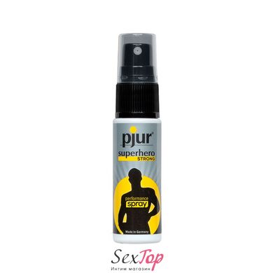 Пролонгирующий спрей pjur Superhero Strong Spray 20 ml, с экстрактом имбиря, впитывается в кожу PJ12920 фото
