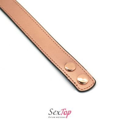 Нашийник із затискачами для сосків Liebe Seele Rose Gold Memory Collar with Nipple Clamps SO9495 фото