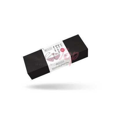 Шкіряна маска на очі Liebe Seele White & Pink Fairy Goat Leather Blindfold - фото товару 2