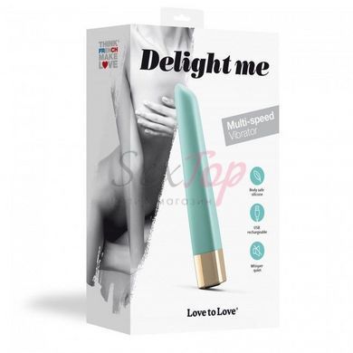 Потужний мінівібратор Love To Love Delight Me Menthe з м'яким кінчиком, 16 режимів роботи - фото товару 5