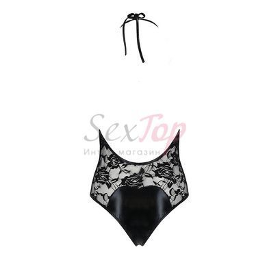 Боди с очень глубоким декольте DARYL BODY black L/XL - Passion &mdash;  фото товара 6
