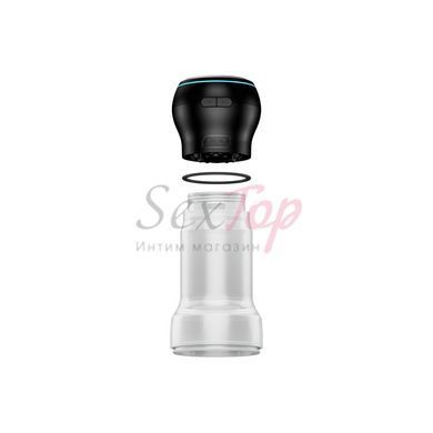 Мастурбатор Kiiroo Feel Pocket Crystal зі всмоктувальною інтерактивною насадкою PowerBlow Combo Set - фото товару 3