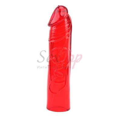 Набір з вібратора і двох насадок червоний Chisa Hers Dildo Kit - фото товару 4