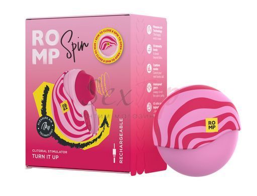 Вакуумний кліторальний стимулятор Romp Spin - фото товару 14