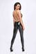 Комбінезон Noir Handmade F306 Mirage catsuit with jewelry rhinestone chain adorning the back - XXL &mdash; фото 3 з 8