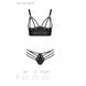 Комплект из эко-кожи с люверсами и ремешками Malwia Bikini black L/XL — Passion, бра и трусики SO5762 фото 5