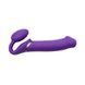 Безремінний страпон з вібрацією Strap-On-Me Vibrating Violet XL, діам. 4,5 см, пульт ДК, регульовани SO3827 фото 6