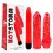 Набір з вібратора і двох насадок червоний Chisa Hers Dildo Kit &mdash; фото 1 з 4