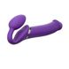 Безремінний страпон з вібрацією Strap-On-Me Vibrating Violet XL, діам. 4,5 см, пульт ДК, регульовани SO3827 фото 1