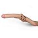 Двусторонний реалистичный фаллоимитатор телесного цвета Lovetoy King Size &mdash; фото 2 из 8
