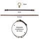 Чокер на шею с кулоном коричневого цвета Lovetoy Rebellion Reign TwinBand Collar &mdash; фото 2 из 10