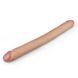 Двусторонний реалистичный фаллоимитатор телесного цвета Lovetoy King Size &mdash; фото 3 из 8