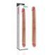 Двусторонний реалистичный фаллоимитатор телесного цвета Lovetoy King Size &mdash; фото 1 из 8