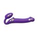 Безремінний страпон з вібрацією Strap-On-Me Vibrating Violet XL, діам. 4,5 см, пульт ДК, регульовани SO3827 фото 4