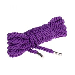 Веревка для бондажа Premium Silky 5M Purple 280323 фото