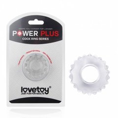 Прозрачное эрекционное кольцо Power Lovetoy IXI58012 фото
