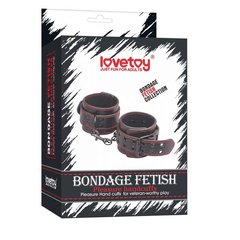 Универсальные кожаные наручники Bondage Fetish Pleasure Handcuffs IXI48839 фото