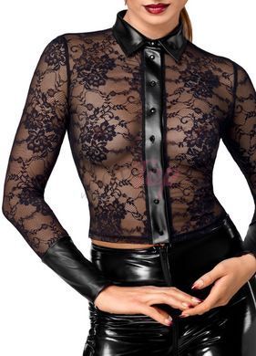 Блуза Noir Handmade F377 Noirelle Lace Button-up Shirt M &mdash;  фото товара 4