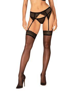 Чулки Obsessive Chemeris stockings XS/S,  - 1
