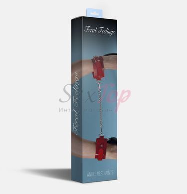 Поножи Feral Feelings - Ankle Restraints Red - фото товару 2