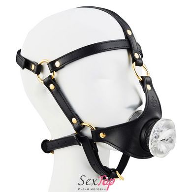 Маска-збруя для орального сексу LOCKINK SEVANDA Blowjob Head Harness - SX0911