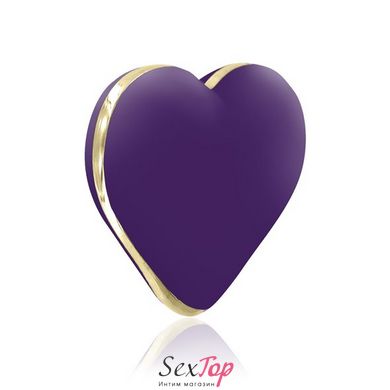 Вибратор-сердечко Rianne S: Heart Vibe Purple, 10 режимов работы, медицинский силикон SO3876 фото