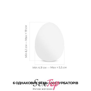 Набір мастурбаторів-яєць Tenga Egg Shiny Pride Edition (6 яєць) SO3816 фото